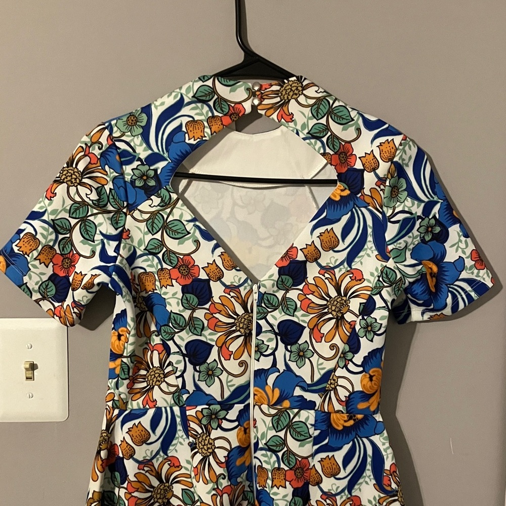 NWT ASOS Maternity Multicolor Floral Dress - Picture 5 of 8